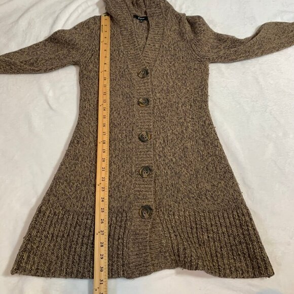 Express v-neck long sleeve button close wool blend cardigan sweater - Picture 10 of 10